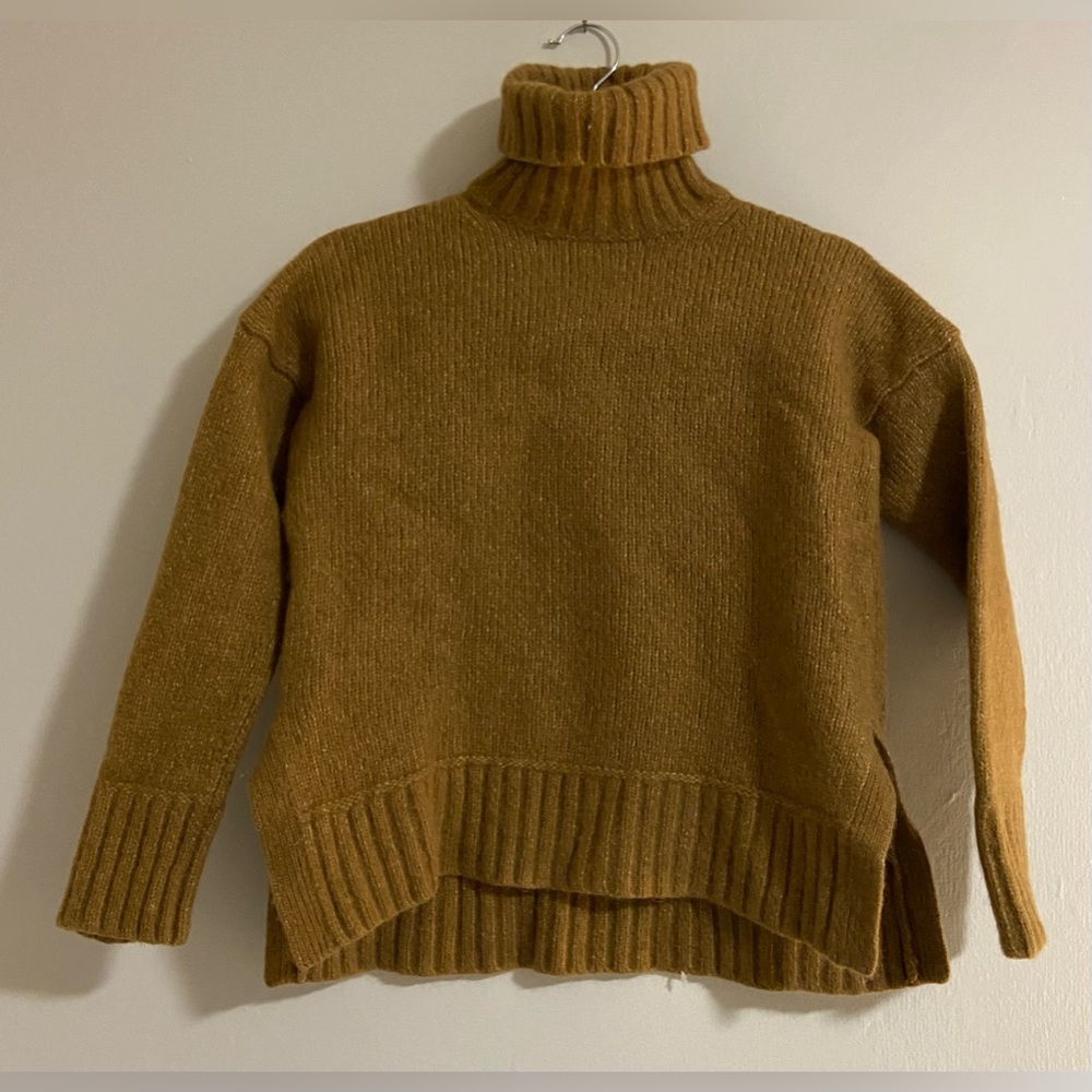Everlane Merino Wool Turtleneck Sweater Size Women’s Pima Alpaca Cable Size S
